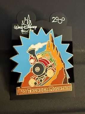 Disney Walt Disney World Big Thunder Mountain Train Enamel Pin - Limited Edition